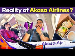 Akasa Air b737 ECONOMY CLASS to Dubai — Full Flight Review!