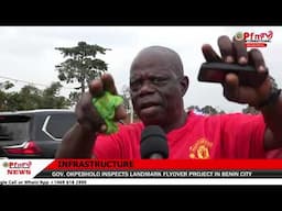 Governor Okpebholo Inspects Landmark Flyover Project in Benin City