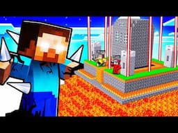 GIANT HEROBRINE vs Security Base in Minecraft!