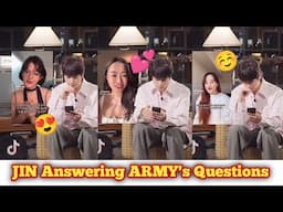 JIN Answering ARMY's Questions 😍 | Jin Full TikTok Live