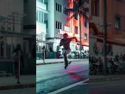 NIGHT STREET PHOTOGRAPHY in MIAMI Sony a7c #shorts