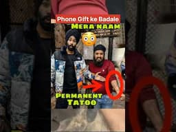 Jatt Prabhjot Ka Tattoo Banaya Honey Ne || MotoNBoy #shorts #jattprabhjot