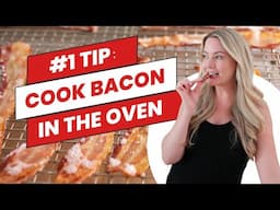 The BEST Way to Cook Bacon in the Oven 🥓 | no mess, quick & easy, cook like a pro!