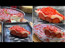 Strawberry Pudding घर पर रखी चार चीज़ों से बनाए ये स्वादिष्ट मीठा