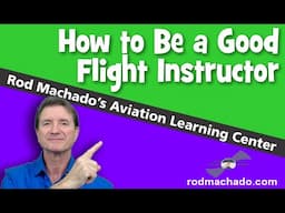 How to Become a Good Flight Instructor