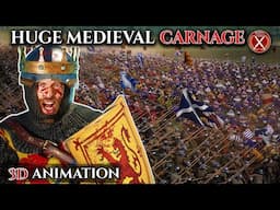 The Battle of Bannockburn Brought to Life in Unique Animation 1314 AD ( The Braveheart Sequel !)