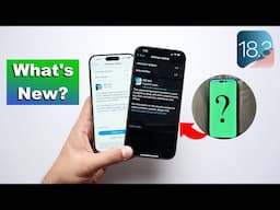 iOS 18.3 Released 🔥 | What's New? Bugs, Performance, Battery? (HINDI)