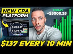 New CPA Platform Pays $137 Every 10 minutes INSTANTLY For Free! ($744/Day)