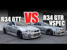 R34 GTR vs GTT - What car is for you?