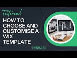 How to Choose and Customise a Wix Template | Wix Website | Wix Website Tutorial