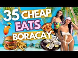 2025 Boracay Food Guide: 35 BUDGET Eats (w/ Prices) • Best Beachfront Restos • Food Trip Travel Vlog