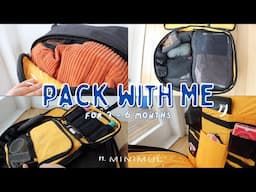 Carry On Packing for a 3 - 6 month trip | Ft. the Minimul Travel Backpack