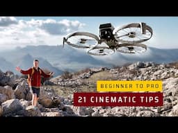 Master Drone Cinematography FAST // 21 Pro Tips in 13 Minutes (with DJI Flip)