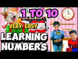 Easiest way to learn numbers with Jonah and Mada Batman and Spider-Man kids class