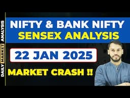 NIFTY PREDICTION FOR TOMORROW | 22 JANUARY | BANK NIFTY PREDICTION| NIFTY LIVE TRADING| NIFTY EXPIRY