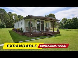 Expandable Shipping Container Homes Are BETTER Than Traditional Guesthouses!