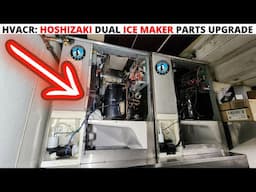 HVACR: Hoshizaki Ice Maker Parts Upgrade (Hoshizaki Water Pump Motor/Water Inlet Valve/Float Switch)