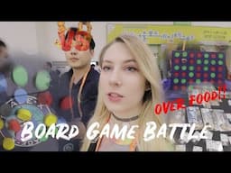 Korean guy VS American girl Board Game Battle!!