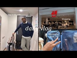 Shopping at H&M + Packing for Work Trip | Daily Vlog