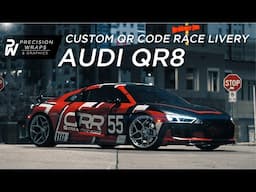 Unleash the Power of QR Codes: Check out this Custom Vinyl Wrapped Audi R8