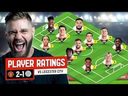 Yoro MUCH BETTER! Dalot = POOR! Howsons Player Ratings… Man United vs Leicester City