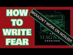 Two Professional Writers react to r/NoSleep Reddit Horror Writing Rules (feat. The Magnus Archives)