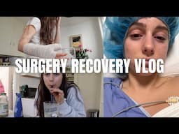 VLOG: recover from WRIST SURGERY with me!