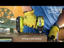 Ryobi 18V One+ HP Compact Brushless Impact Driver Demo Video PSBID01K PSBID01CN