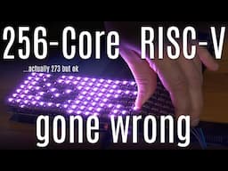 DIY 256-Core RISC-V super computer