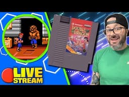 Playing Double Dragon on NES, Can We Beat it   - Live Stream Russ Lyman