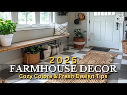 Farmhouse Decor: Embracing 2025’s Hottest Color Schemes