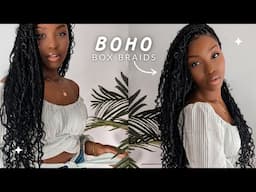 How to Achieve the Perfect Boho Box Braids Look--This Summer!