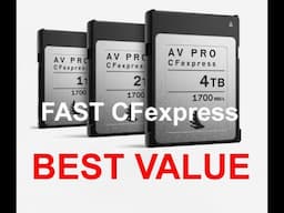 Best Value For Fast CFexpress Cards 2022 | Field Tested on Nikon Z9 Canon R5 Canon R3