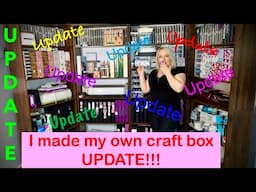 UPDATE VIDEO ! I made my own Scrap box Craft box Alternative Dupe Dream box DIY Storage Cabinet 2023