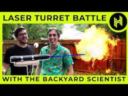 Laser Turret Battle with The Backyard Scientist