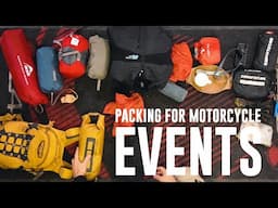 Packing for motorcycle events - Outduro Scout