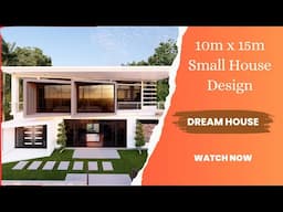 Amazing House Design Idea | 15m x 10m | Exterior | Interior | Small Villa | 2Bed Rooms | 2BHK | 4K