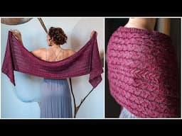 Signature Fingering Yarn Is Back! Knit the Breathtaking, Cabled Oscillation Shawl + Win 10 Skeins!