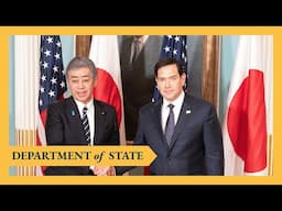 Secretary Rubio meets with Japanese Foreign Minister Iwaya Takeshi