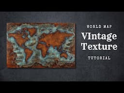 Texture Art Tutorial// Create a Vintage Map