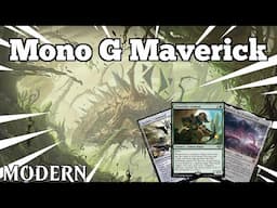 Pinning All My Hopes on Eldrazi Ramp | Mono G Maverick | Modern | MTGO