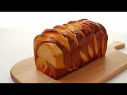 巧克力双色奶酥吐司面包 Soft & Fluffy  Streusel Chocolate Layered Loaf Bread, Dessert Bread