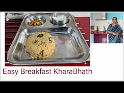 Easy Breakfast Recipe I Indian Veg I Khara Bhath I  Recipe 4