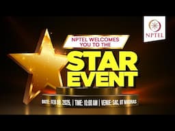 NPTEL star felicitation event - Feb 09, 2025