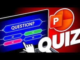 PowerPoint Interactive Quiz Tutorial ✅ FREE Template!