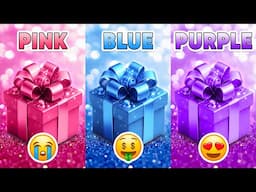 Choose Your Gift...! 💗💙💜 Pink, Blue or Purple Edition | How Lucky Are You? 😱 Quiz Kingdom