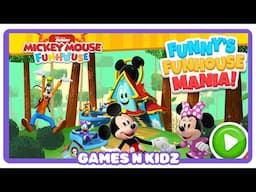 Mickey Mouse: Funny's Funhouse Mania! Mickey & Friends Disney Junior Game For Kids