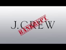 J. Crew Bankruptcy - J. Crew Files for Chapter 11