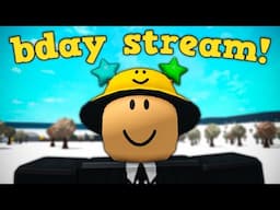 Bloxburg Ticket Farming (BDAY STREAM!!!)