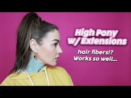 Hight Pony W/ Extensions Hair Tutorial